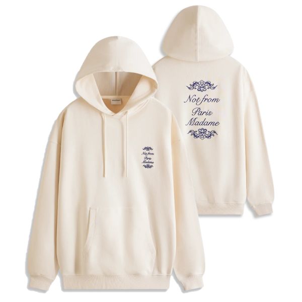 Drôle De Monsieur Ornements Hoodie Off White
