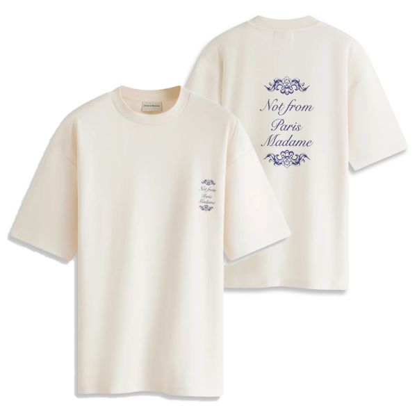 Drôle De Monsieur Ornements T-shirt Off White