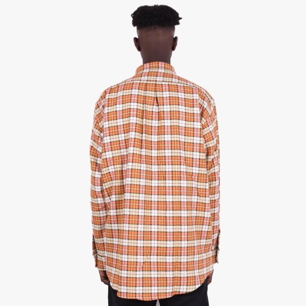 Drôle De Monsieur Patched Oversized Overhemd Oranje