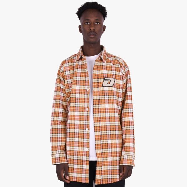 Drôle De Monsieur Patched Oversized Overhemd Oranje