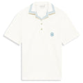 Drôle De Monsieur Pique Damier Polo Off White