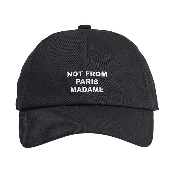 Drôle De Monsieur Slogan Cap Zwart
