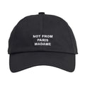 Drôle De Monsieur Slogan Cap Zwart