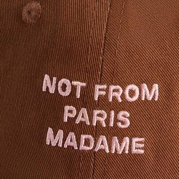 Drôle De Monsieur Slogan Cap Bruin
