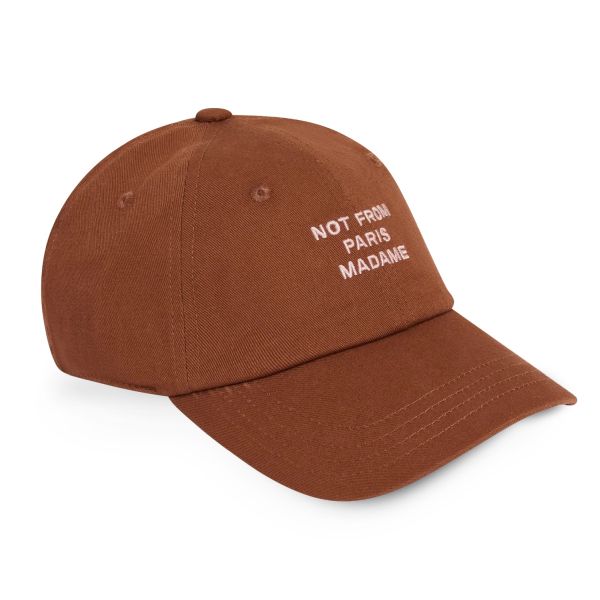 Drôle De Monsieur Slogan Cap Bruin