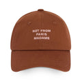 Drôle De Monsieur Slogan Cap Bruin