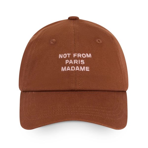 Drôle De Monsieur Slogan Cap Bruin