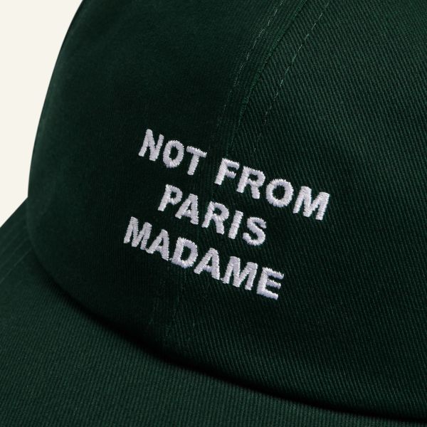 Drôle De Monsieur Slogan Cap Donker Groen