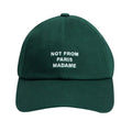 Drôle De Monsieur Slogan Cap Donker Groen