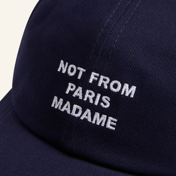 Drôle De Monsieur Slogan Cap Navy