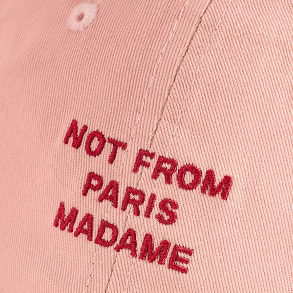 Drôle De Monsieur Slogan Cap Roze