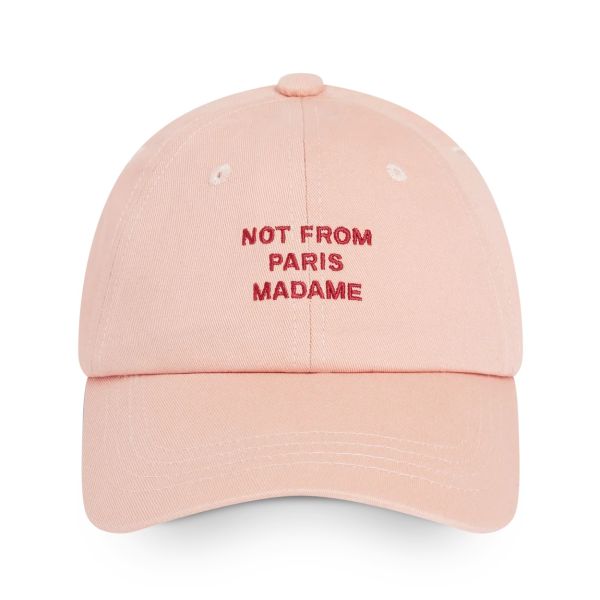 Drôle De Monsieur Slogan Cap Roze