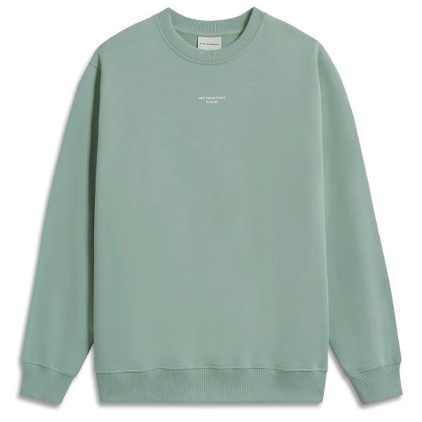 Drôle De Monsieur Slogan Classique Sweater Groen