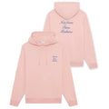 Drôle De Monsieur Slogan Cursive Hoodie Roze