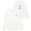 Drôle De Monsieur Slogan Cursive Sweater Off White