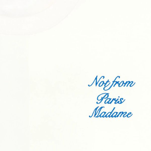 Drôle De Monsieur Slogan Cursive T-shirt Off White