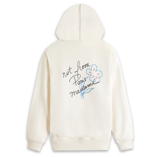 Drôle De Monsieur Slogan Esquisse Hoodie Off White
