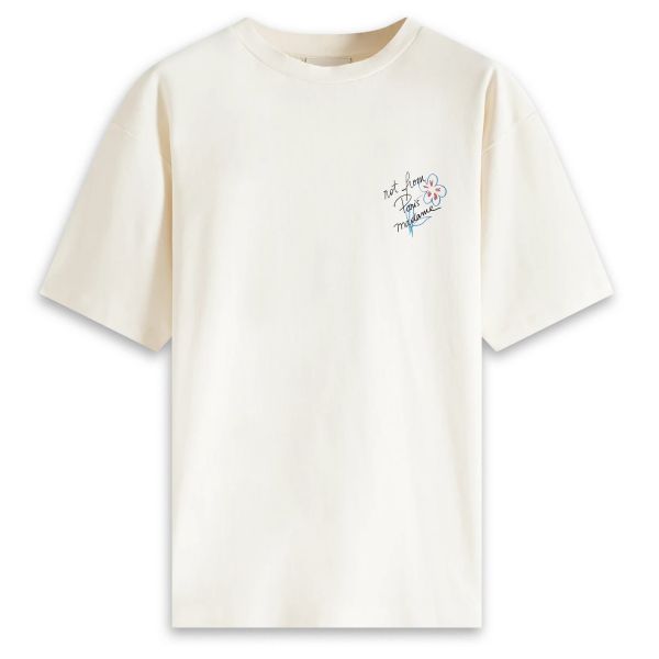 Drôle De Monsieur Slogan Esquisse T-shirt Off White