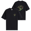 Drôle De Monsieur Slogan Esquisse T-shirt Zwart