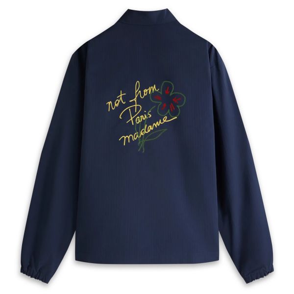 Drôle De Monsieur Slogan Esquisse Vest Navy