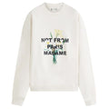 Drôle De Monsieur Slogan Fleur Sweater Off White
