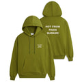 Drôle De Monsieur Slogan Hoodie Groen