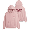 Drôle De Monsieur Slogan Hoodie Roze