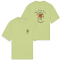 Drôle De Monsieur Slogan Rose T-shirt Licht Groen