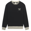 Drôle De Monsieur Slogan Sport Sweater Zwart