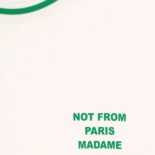 Drôle De Monsieur Slogan Sport T-shirt Off White