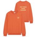 Drôle De Monsieur Slogan Sweater Oranje