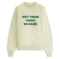 Drôle De Monsieur Slogan Sweater Licht Groen