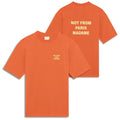 Drôle De Monsieur Slogan T-shirt Oranje