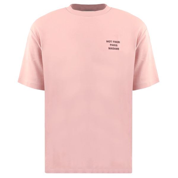 Drôle De Monsieur Slogan T-shirt Roze