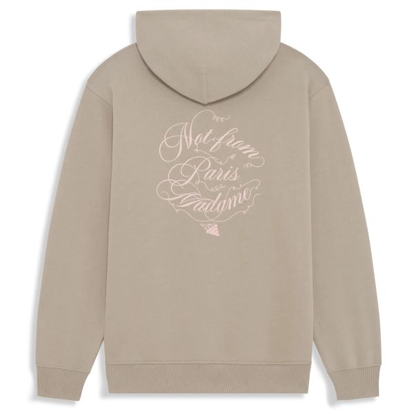 Drôle De Monsieur Slogan Vignes Hoodie Beige