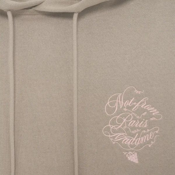 Drôle De Monsieur Slogan Vignes Hoodie Beige