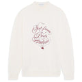 Drôle De Monsieur Slogan Vignes Sweater Off White
