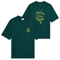 Drôle De Monsieur Slogan Vignes T-shirt Donker Groen