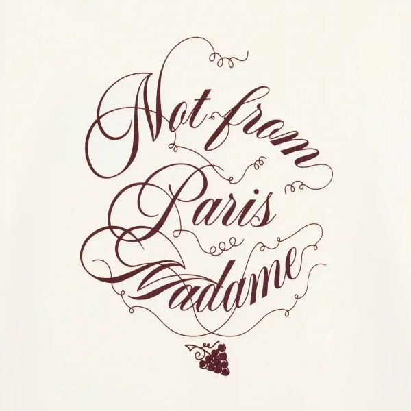 Drôle De Monsieur Slogan Vignes T-shirt Off White