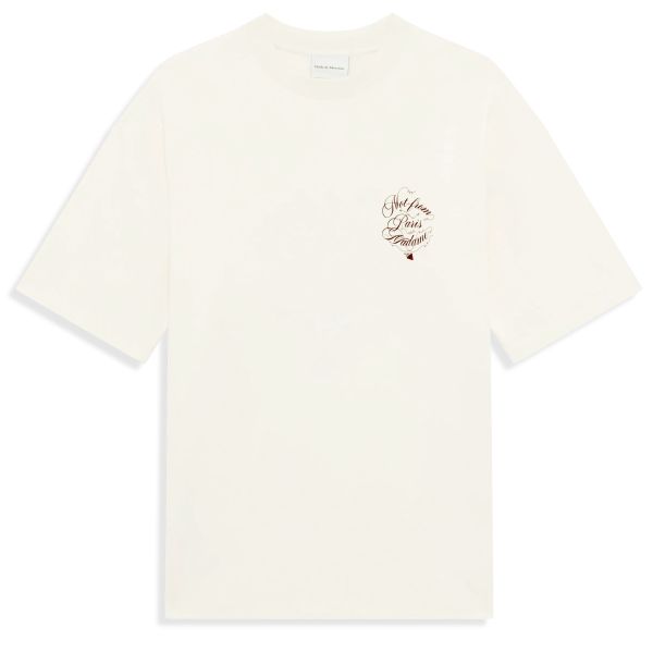 Drôle De Monsieur Slogan Vignes T-shirt Off White