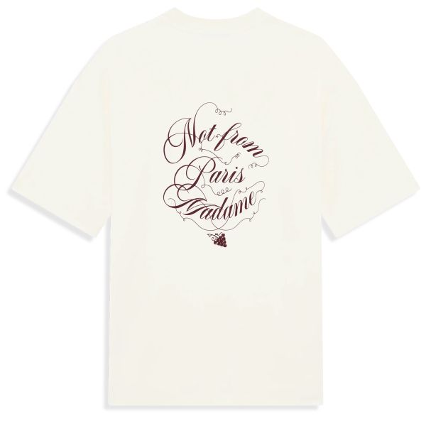 Drôle De Monsieur Slogan Vignes T-shirt Off White