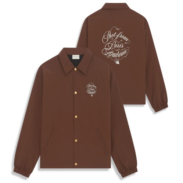 Drôle De Monsieur Slogan Vignes Vest Bruin