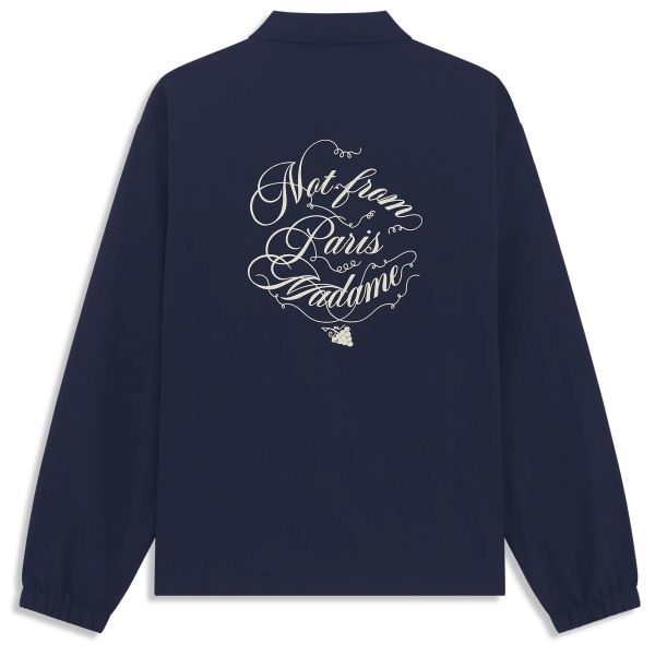 Drôle De Monsieur Slogan Vignes Vest Navy