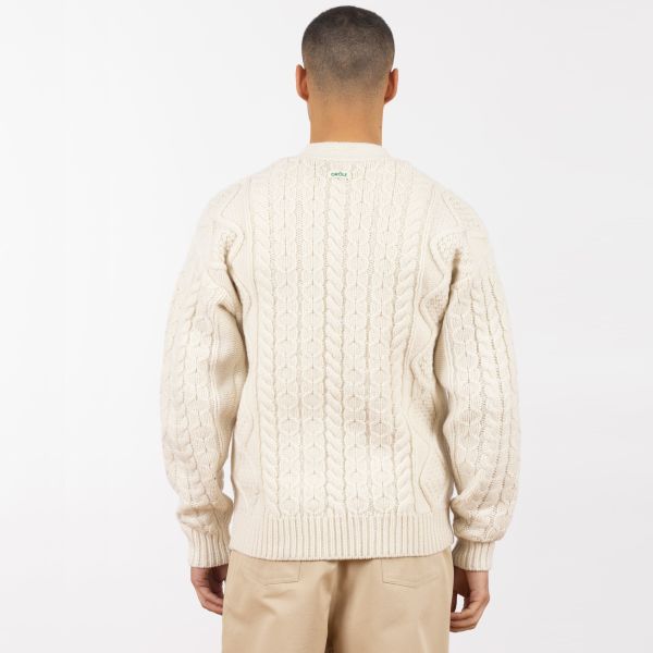 Drôle De Monsieur Torsades Cardigan Off White
