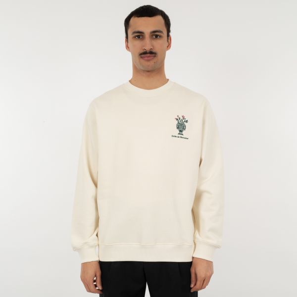 Drôle De Monsieur Vase Sweater Off White
