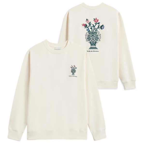 Drôle De Monsieur Vase Sweater Off White