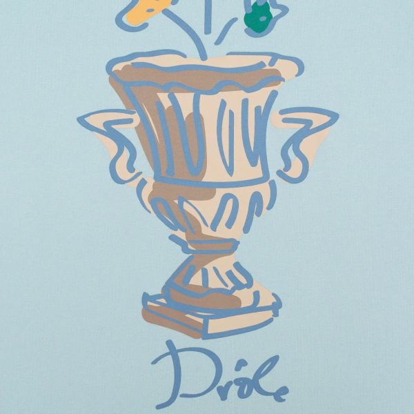 Drôle De Monsieur Vase T-shirt Licht Blauw