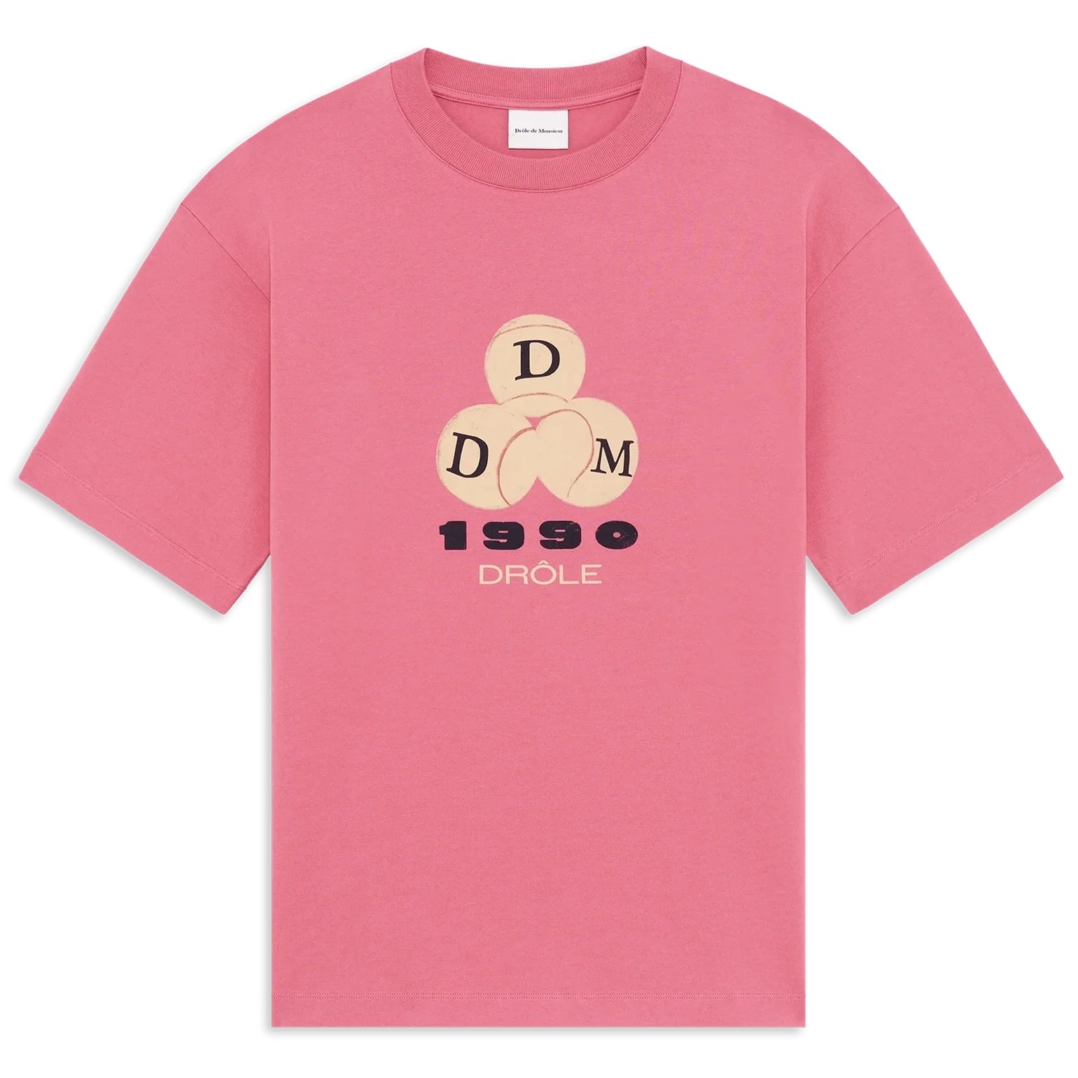 Drôle De Monsieur Drôle 1990 T-shirt Roze