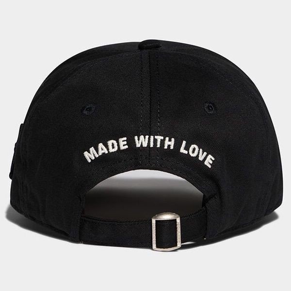 dsquared patch cap zwart