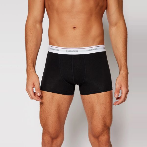 Dsquared2 3-Pack Trunk Boxer Zwart
